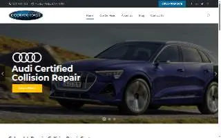 Colorado Coach Auto Body website