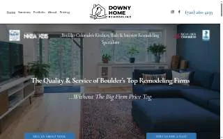 Downy Home Remodeling website