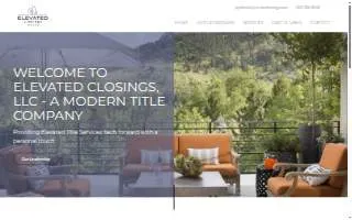 Elevated Closings LLC website
