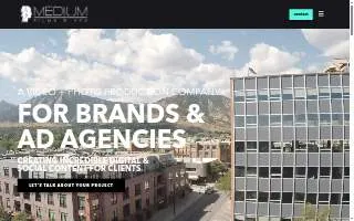 MEDIUM Films & VFX website