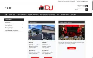 Mile High DJ Supply of Boulder website