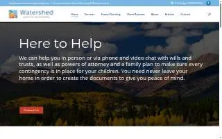 Watershed Estate Planning / Temkin Law LLC website