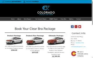 Colorado Clear Bra of Brighton website