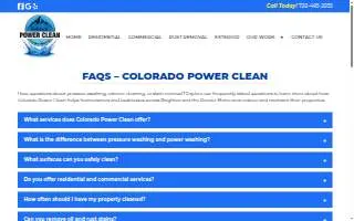 Colorado Power Clean website