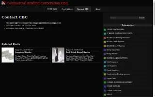 Commercial Binding Corp. website