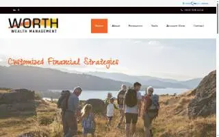 Worth Wealth Management website