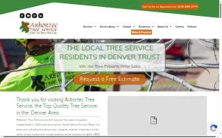Arbortec Tree Service of Broomfield website