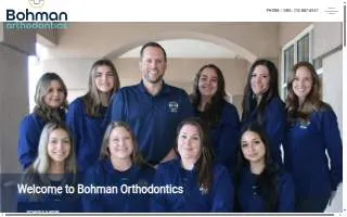 Bohman Orthodontics website