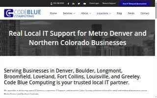 Code Blue Computing website