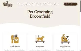 Collar Cuts Mobile Pet Grooming website