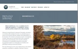 Haven Community Management website