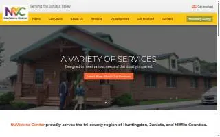 NuVision Eye Care website