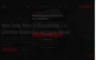 SVE Autobody Specialists website
