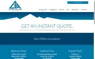 Colorado Insurance Advisors - Cañon City website