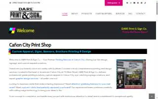 Dare Print & Sign Co. website