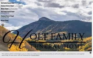 Holt Family Funeral Home website