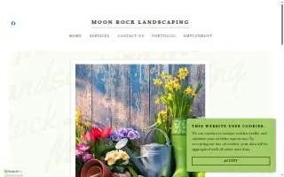 Moon Rock Landscaping website