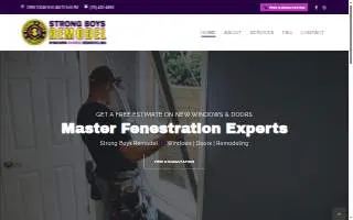 Strong Boys Remodel website