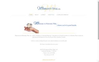 Warranty Title Inc.