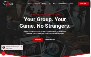 ClueClock Games website