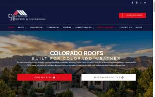 Columbine Roofing & Exteriors website