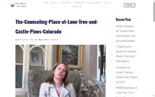 Counseling Place at Castle Pines website