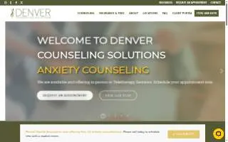 Denver Counseling Solutions website