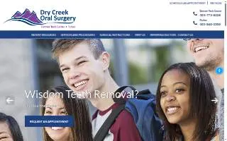 Dry Creek Oral Surgery of Castle Pines website
