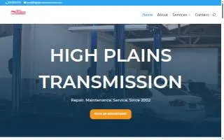 High Plains Transmission of Castle Pines website
