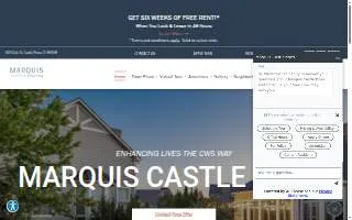 Marquis Castle Pines website