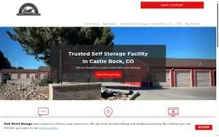 Park Street Storage of Castle Pines website