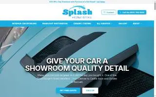 Splash Mobile Detail of Castle Pines website