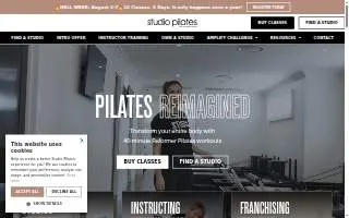 Studio Pilates International Castle Pines website