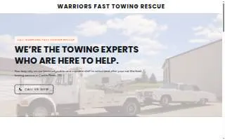 Warriors Fast Towing Rescue website