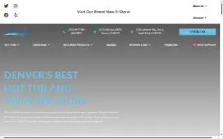 Colorado Custom Spas website