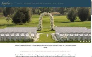 Sapphire Celebrations website