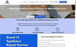 Appliances Repair Denver CO of Centennial website