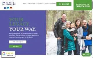 Duncan Legal, PC website