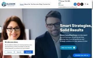 Eliason Consulting Group website