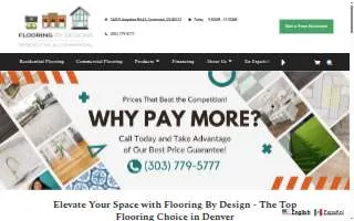 Flooring by Designs (Your Unique Showroom) website
