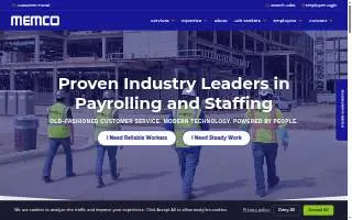MEMCO Staffing of Centennial website