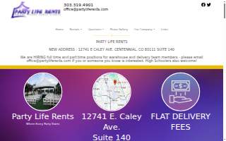 Party Life Rents of Centennial