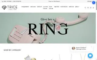 Trice Jewelers website