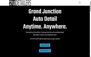 2U Detailers website