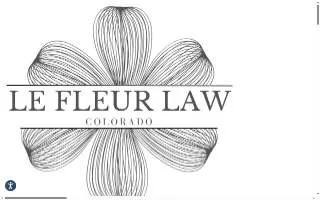 Le Fleur Law LLC of Clifton website