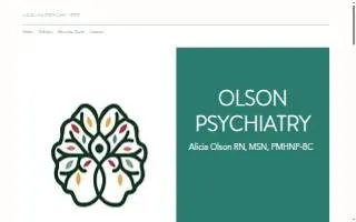 Olson Psychiatry website