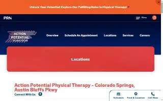 Action Potential Physical Therapy - Colorado Springs, Austin Bluffs Pkwy. website