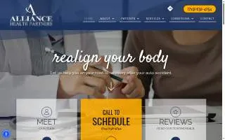 Alliance Health Partners website
