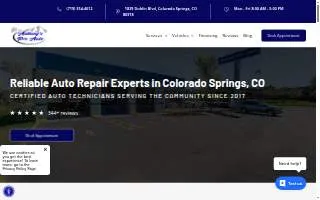 Anthony's Pro Auto website