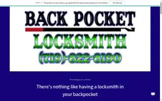 Back pocket Locksmith website